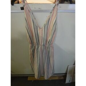 Timing juniors small halter dress stripped NWT